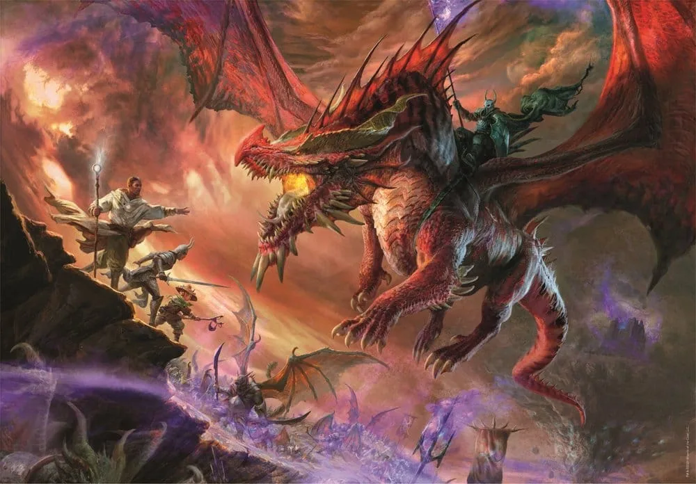 Dungeons & Dragons Jigsaw Puzzle – Dragon Attack 500 Pieces 2