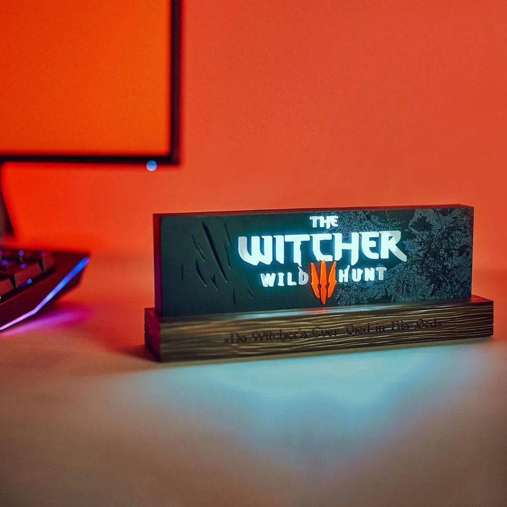 The Witcher LED-Leuchte – Wild Hunt Logo 22 cm 2