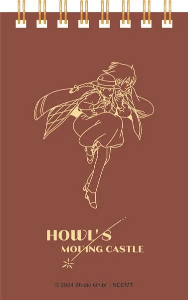Howl's Moving Castle Memo Pad – Sophie & Hauru 11 x 7 cm