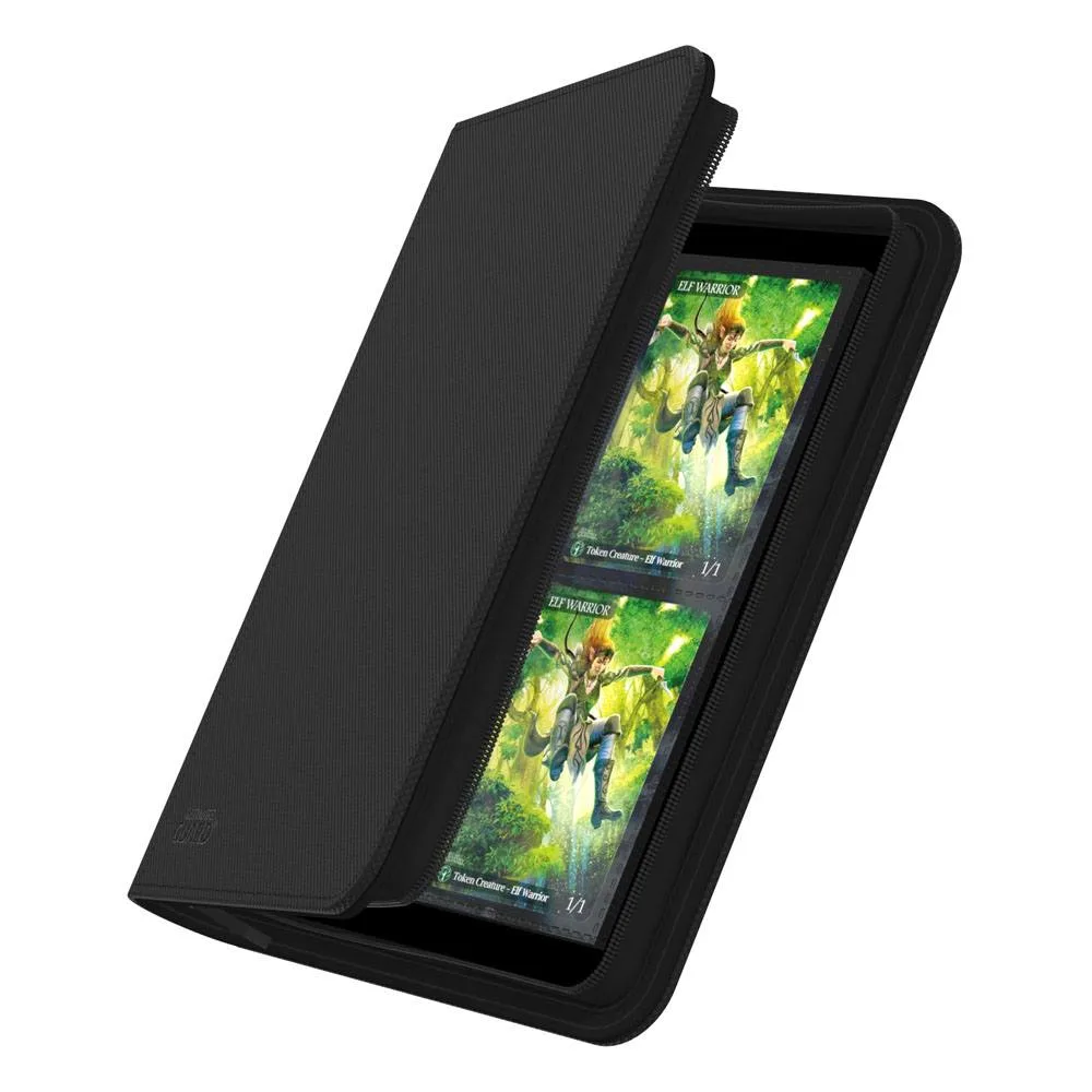 Ultimate Guard Card Binder – Black Zipfolio 160 8-Pocket Xenoskin 2