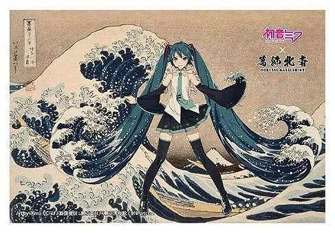 Hatsune Miku Postcard Set – The Great Wave off Kanagawa 10 Pack 2