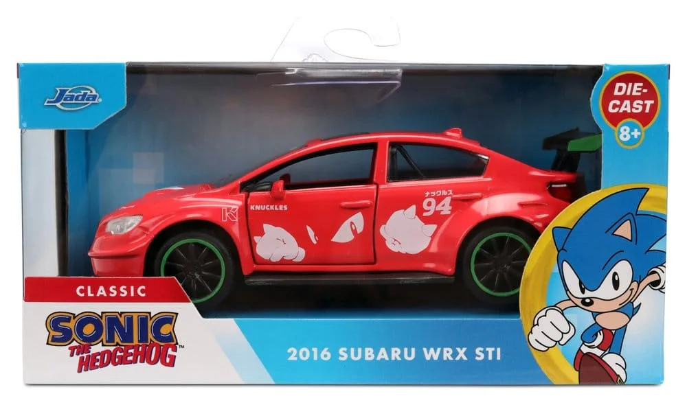 Sonic Diecast Cars – Knuckles 2016 Subaru WRX STI 1/32 6-Pack 13