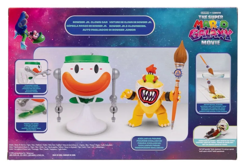 Super Mario Galaxy Movie Figure – Bowser Jr. with Clown Car 13 cm 2