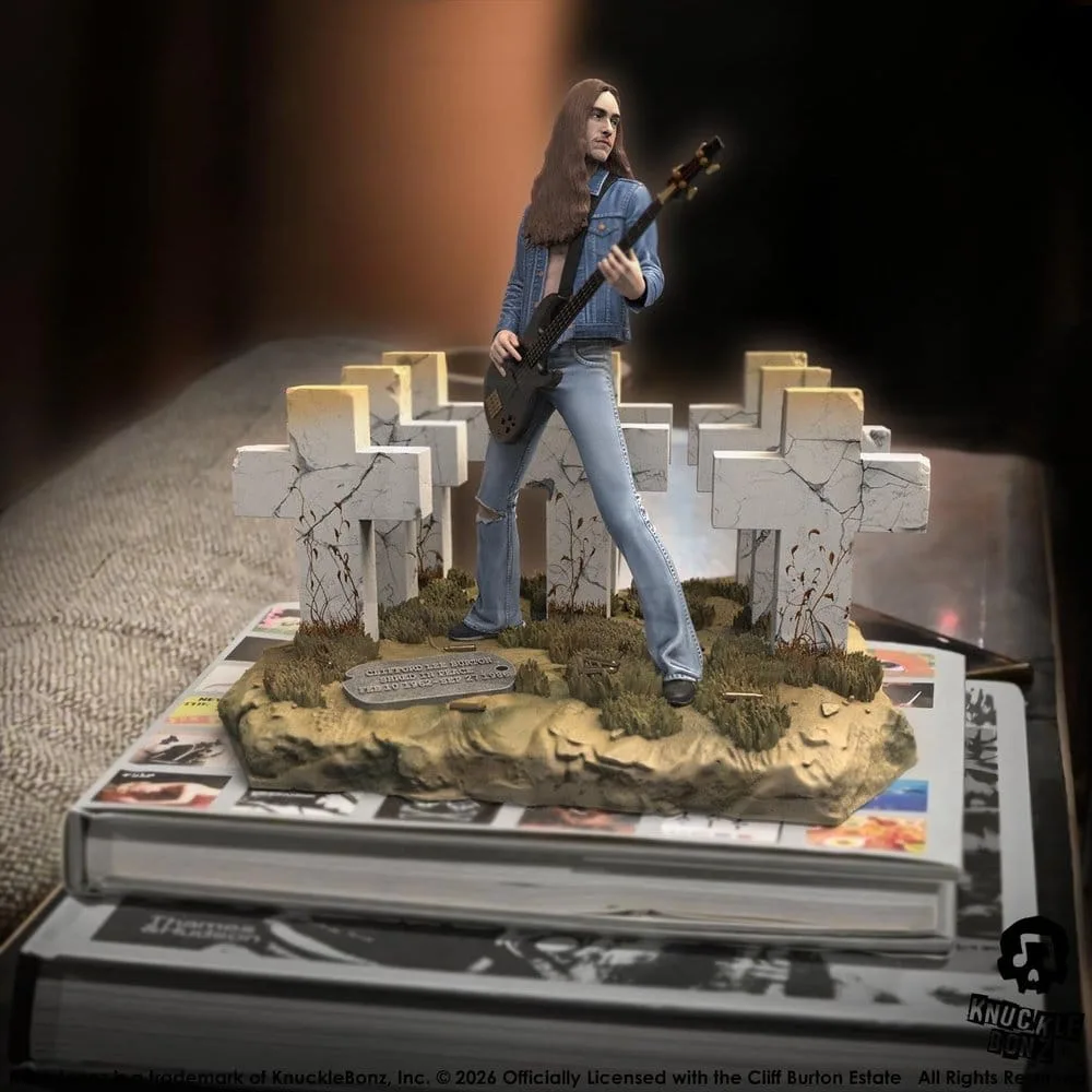 Metallica Statue – Cliff Burton III Rock Iconz 21 cm 3