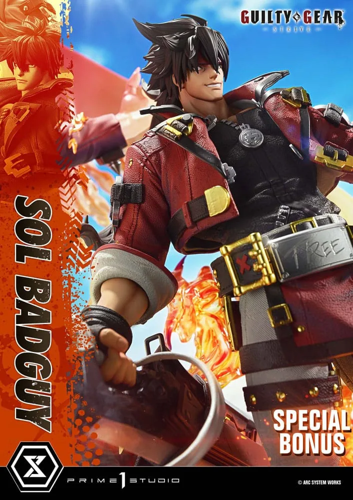 Guilty Gear Strive Statue – Sol Badguy Bonus Version 82 cm 7