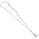 Harry Potter Necklace – Silver-Plated Deathly Hallows Pendant 3