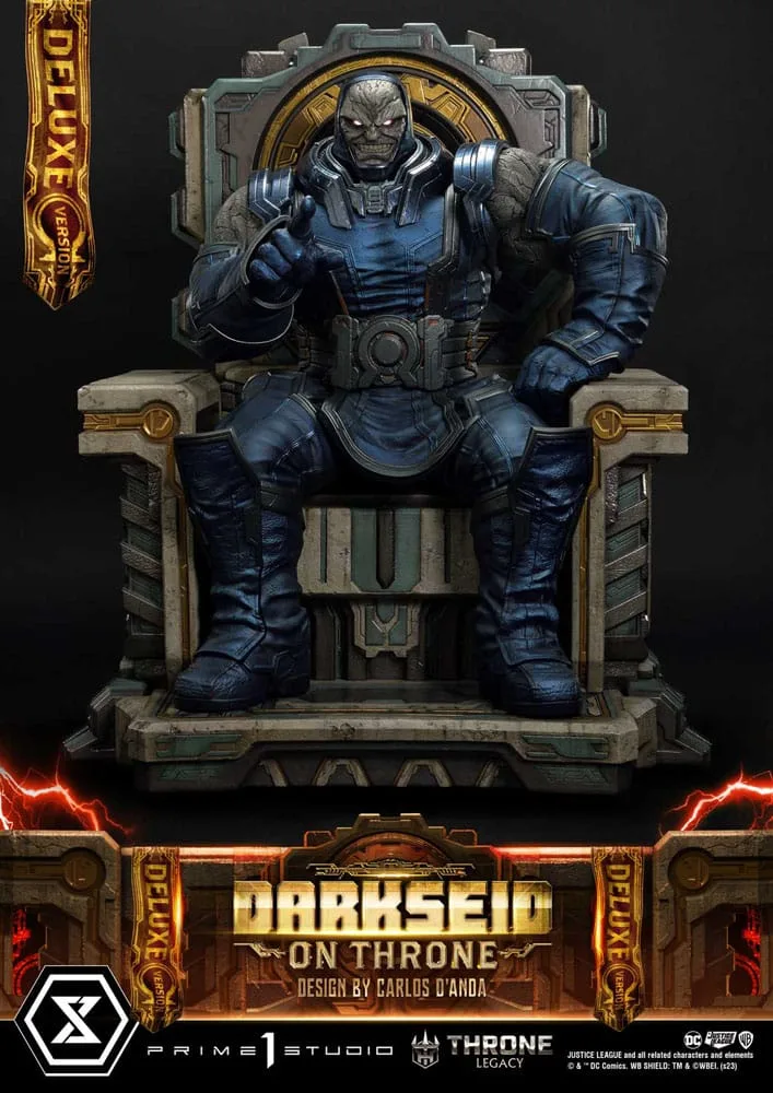 Justice League Beeld – Darkseid op troon Deluxe Bonus 65 cm 25