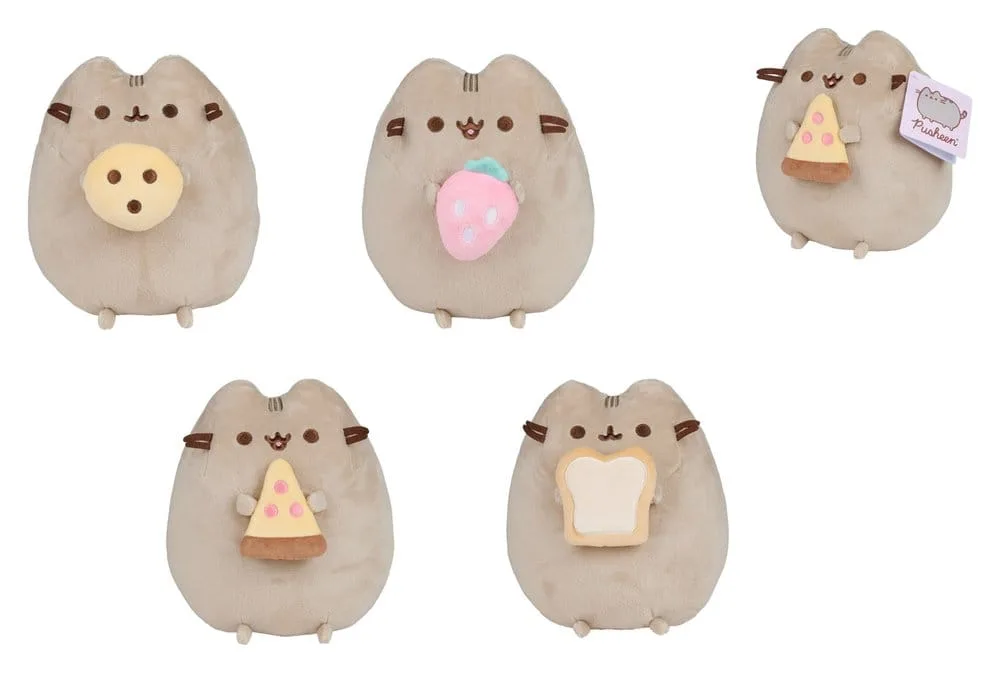Pusheen Plush Figures – Snacking Assortment of 4 25 cm