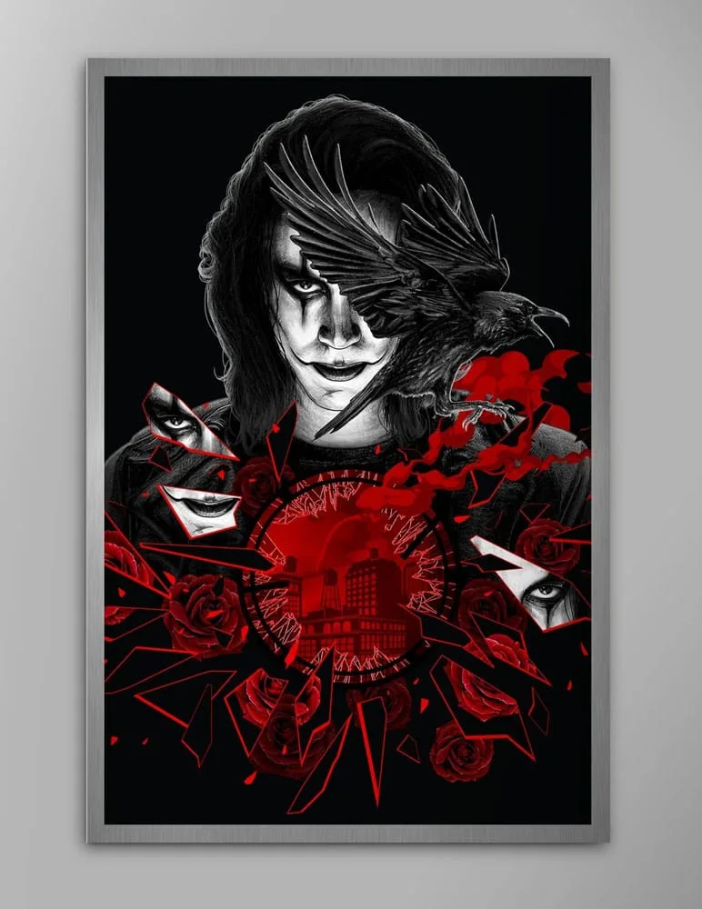 The Crow Art Print – Limited Edition Aluminium 51 x 76 cm