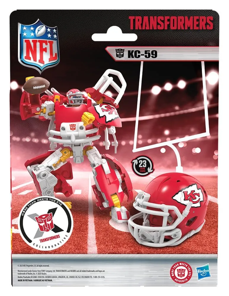Transformers x NFL Action Figure – Kansas City Chiefs KC-59 14 cm 19