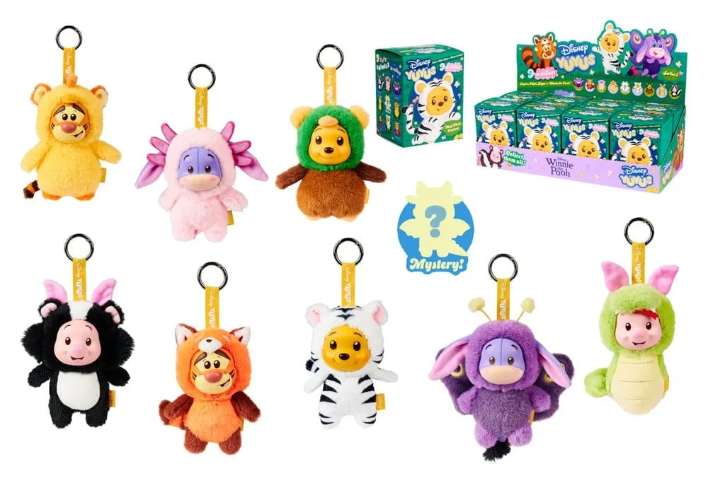Winnie the Pooh Plush Figures – Disney YUYUS Blind Box Display 8 2