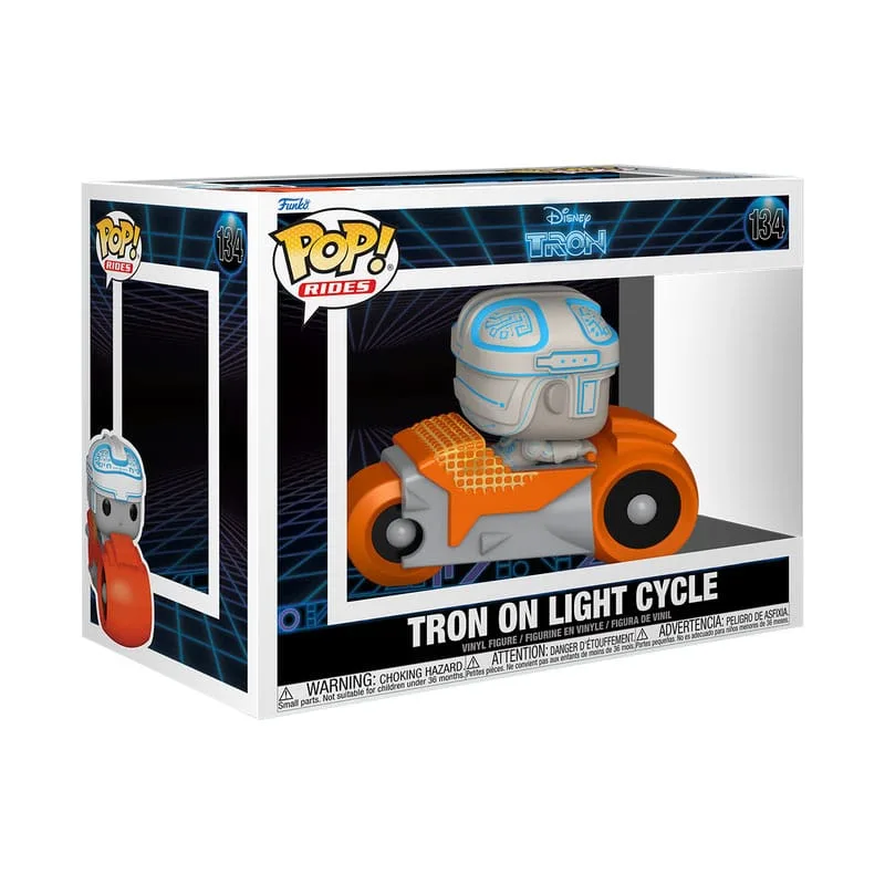 Tron 1982 POP Rides Deluxe Figure – With Cycle 9 cm 2