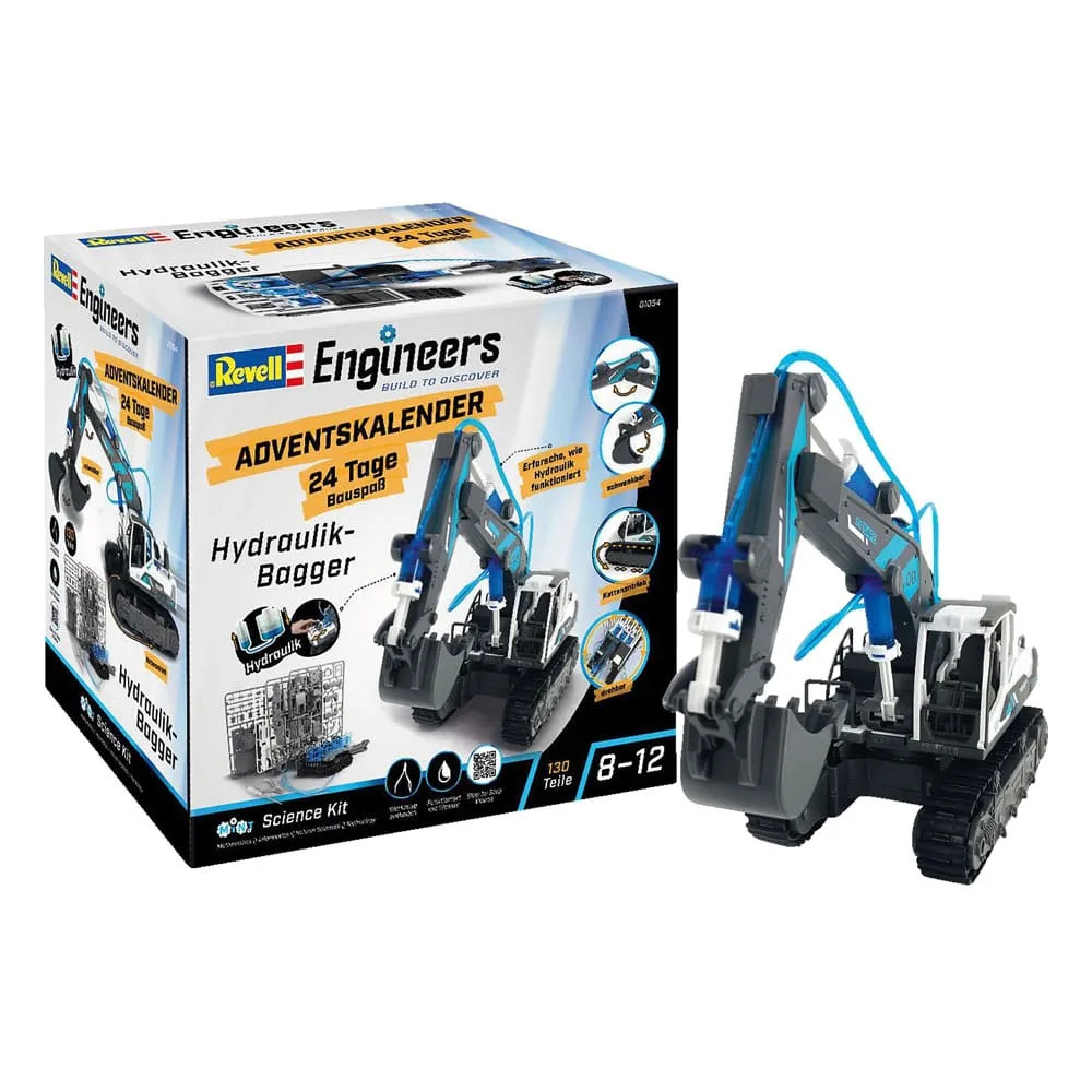 Revell Engineers Advent Calendar – Hydraulic Excavator Model Kit 6