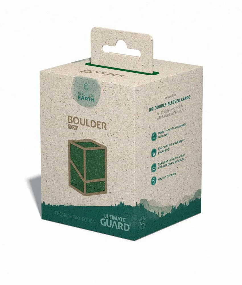 Ultimate Guard Deck Box – Return to Earth Boulder 100+ Green 12