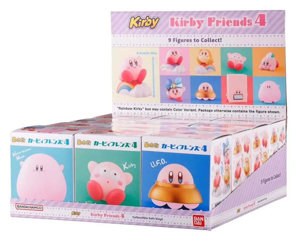 Kirby Mini Figures – Friends Wave 4 Reissue Display of 12 7 cm 10