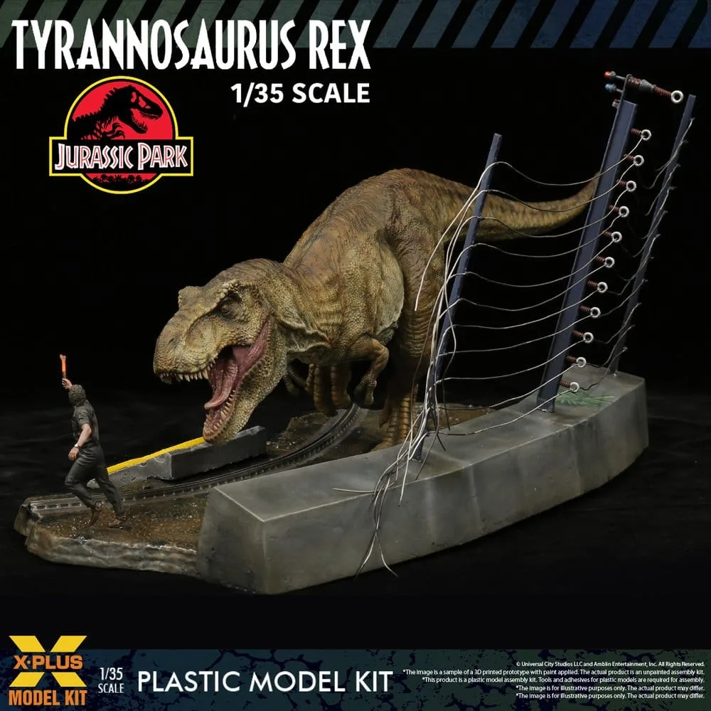 Jurassic Park Modellbausatz – Tyrannosaurus Rex 1:35 42 cm 11