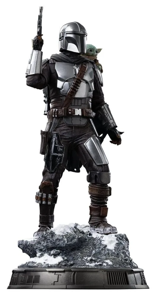 Star Wars Art Scale Statue – The Mandalorian and Grogu 1/10 25 cm 5