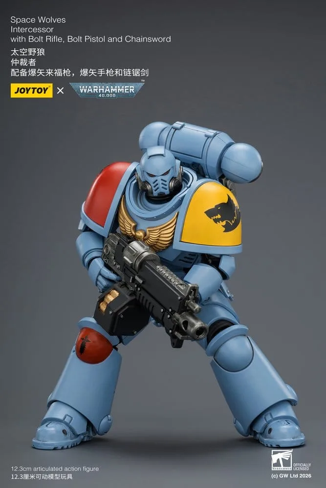 Warhammer 40k Action Figure – Space Wolves Intercessor 12.3 cm 14