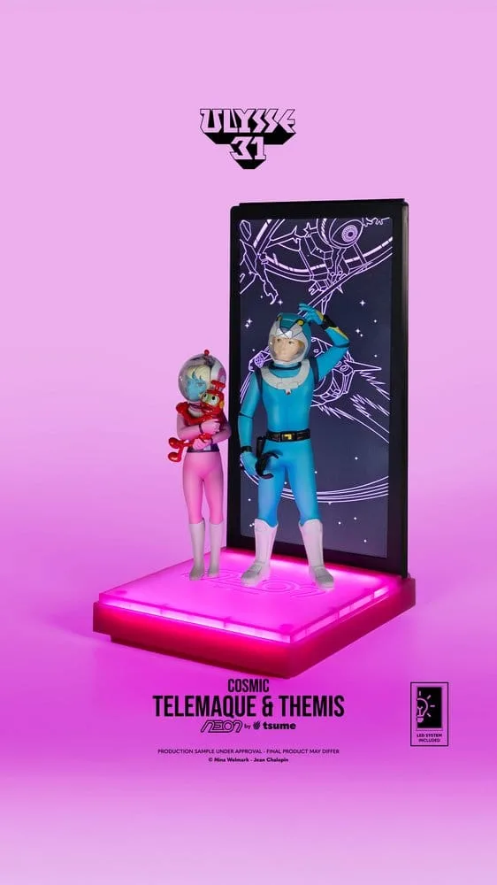 Ulysses 31 Neon Figure – Telemachus and Themis Cosmic 20 cm 5