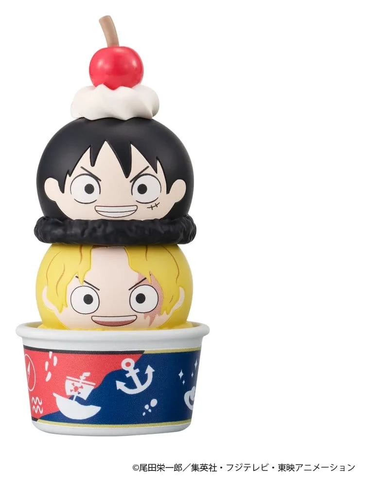 One Piece Mini Figures – Tsumichen Stack Up and Change 8 cm 2