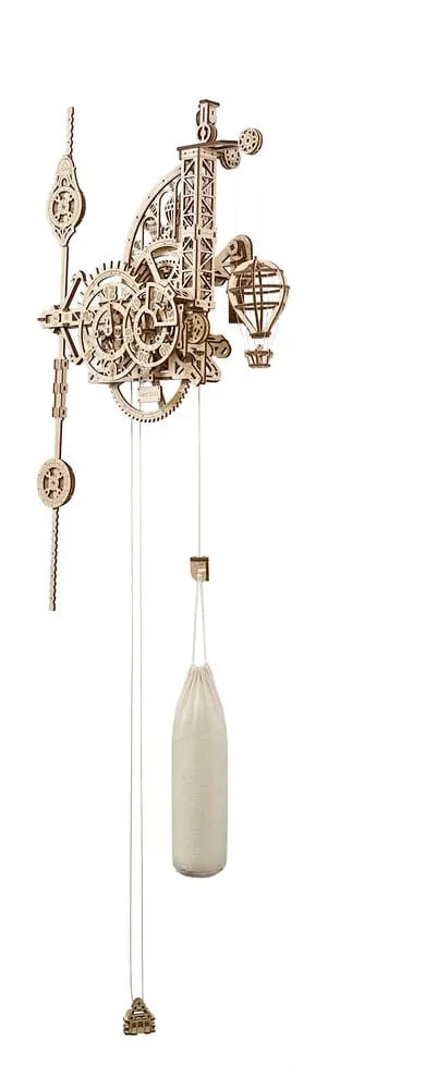 Ugears Houten Modelbouwset – Aero Clock wandklok 16