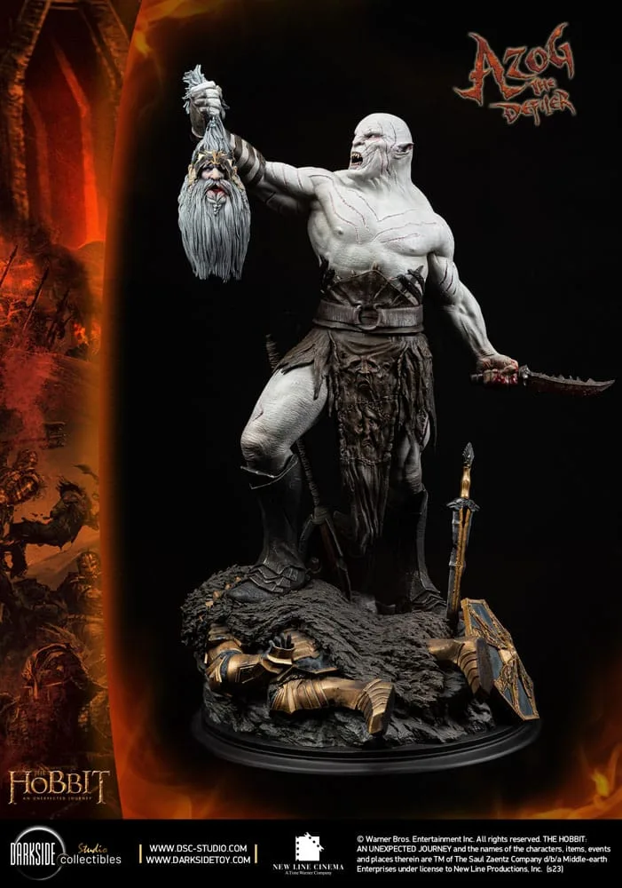 The Hobbit Beeld – Azog John Howe Signature Edition 1/3 90 cm 4