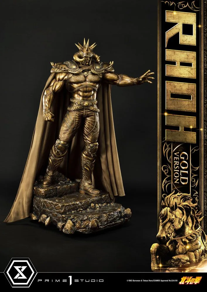 Fist of the North Star Statue – Raoh Gold Version 78 cm 9