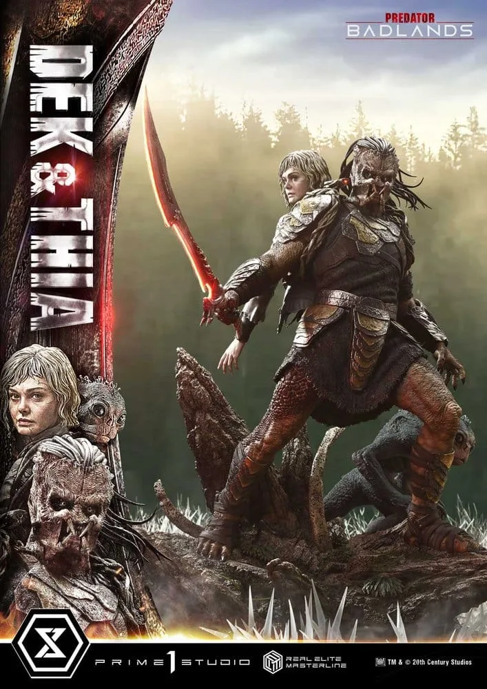 Predator Badlands Statue – Dek & Thia Deluxe 87 cm 6