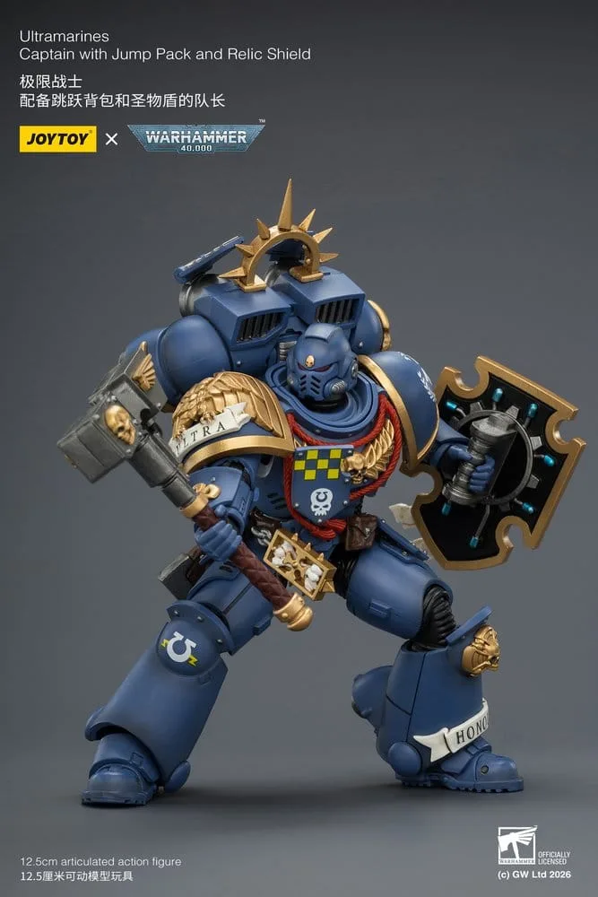 Warhammer Action Figure – Ultramarines Captain 12.5 cm 6