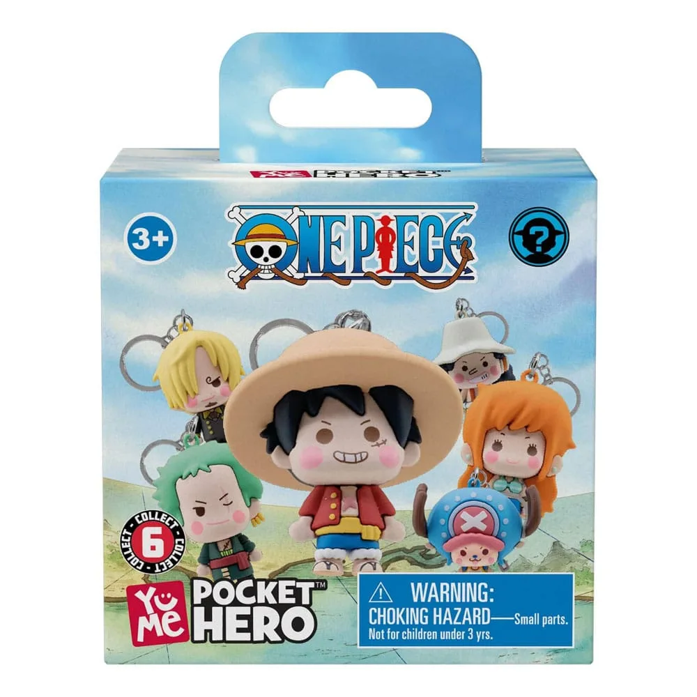 One Piece Keychain Display – Pocket Hero Series 2 12 Pack 6–7 cm 12