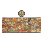 Fuzzballs Desk Pad and Coaster Set – XL 1