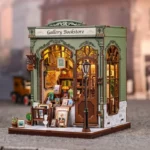 CuteBee Miniature House Model Kit – Gallery Bookstore 20 x 16 cm 12