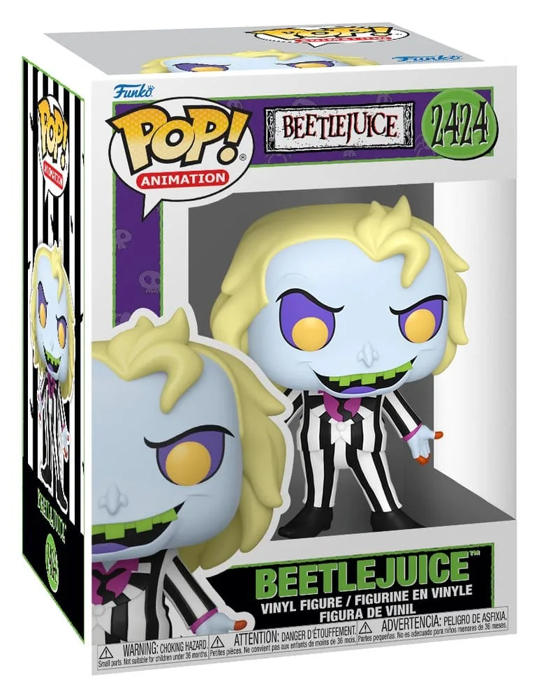 Beetlejuice Vinyl Figure – Animated Funko POP 9 cm 2