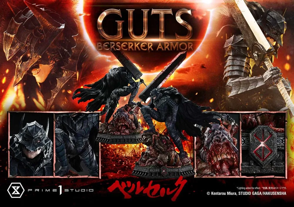 Berserk Statue – Guts Berserker Armor 1/4 Scale 94 cm 4