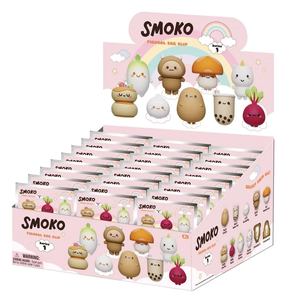 Smoko Foam Bag Clips – Series 1 Blind Bag Display 24-Pack
