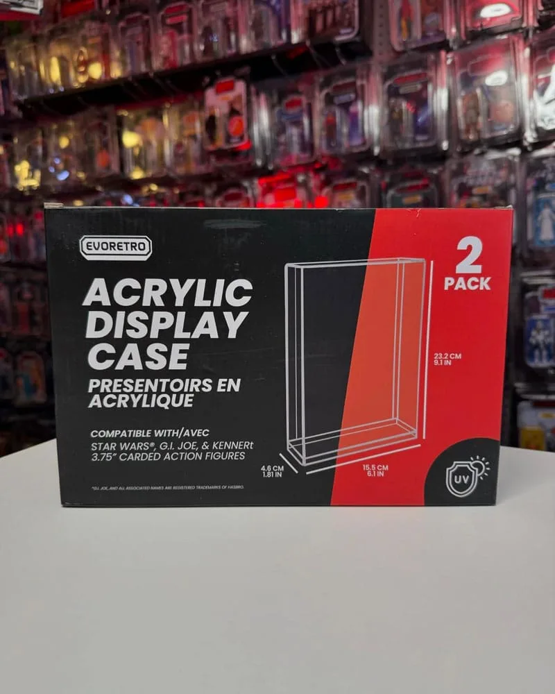 Evoretro Display Cases – Acrylic Action Figure 2-Pack 3