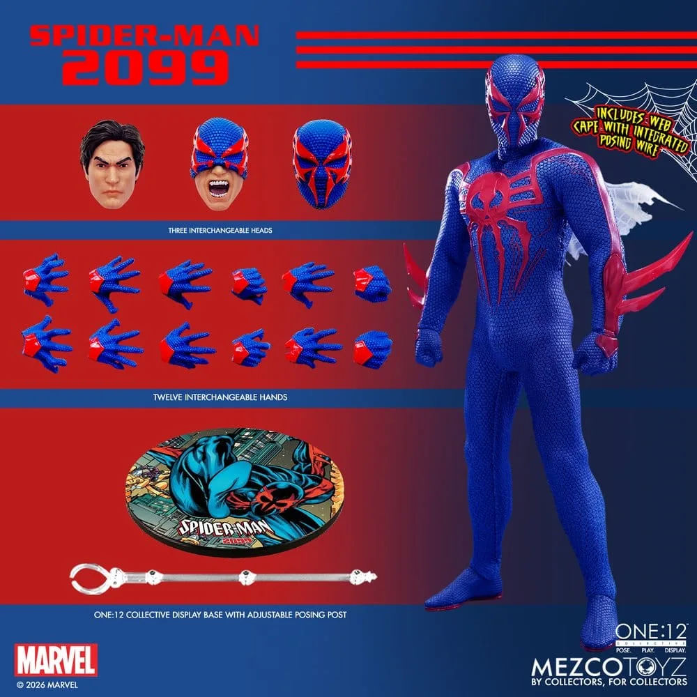 Marvel Action Figure – Spider-Man 2099 One:12 Collective 17 cm 12