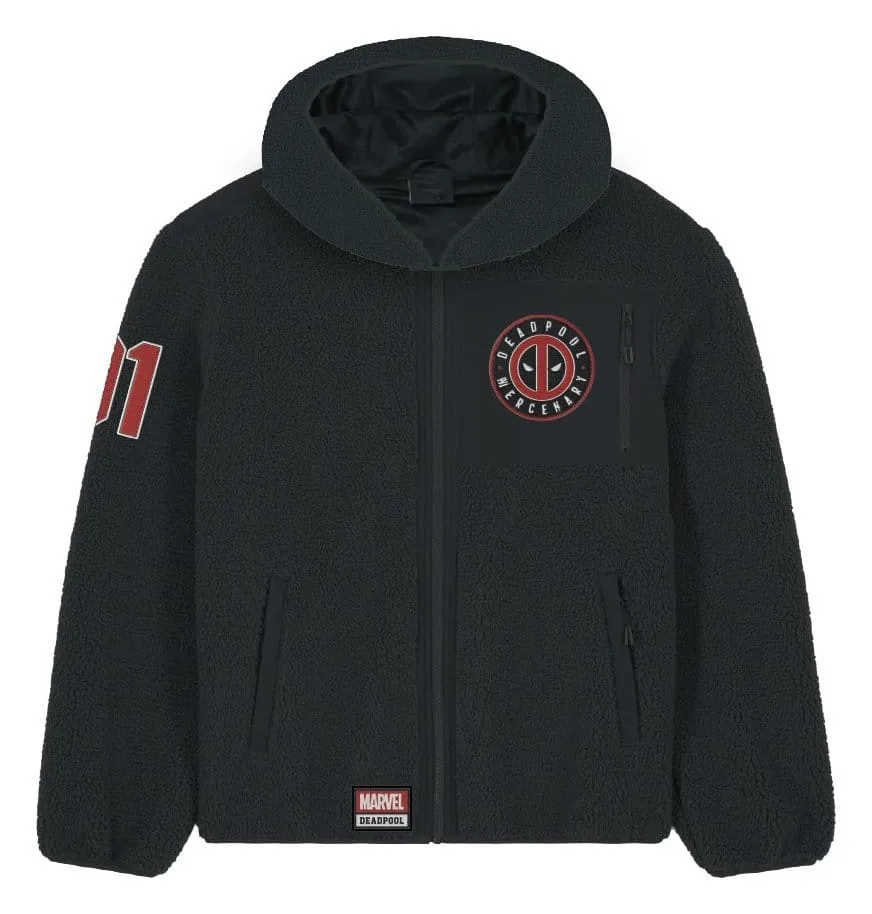 Marvel Sherpa Jacket – Deadpool Logo Size M 2
