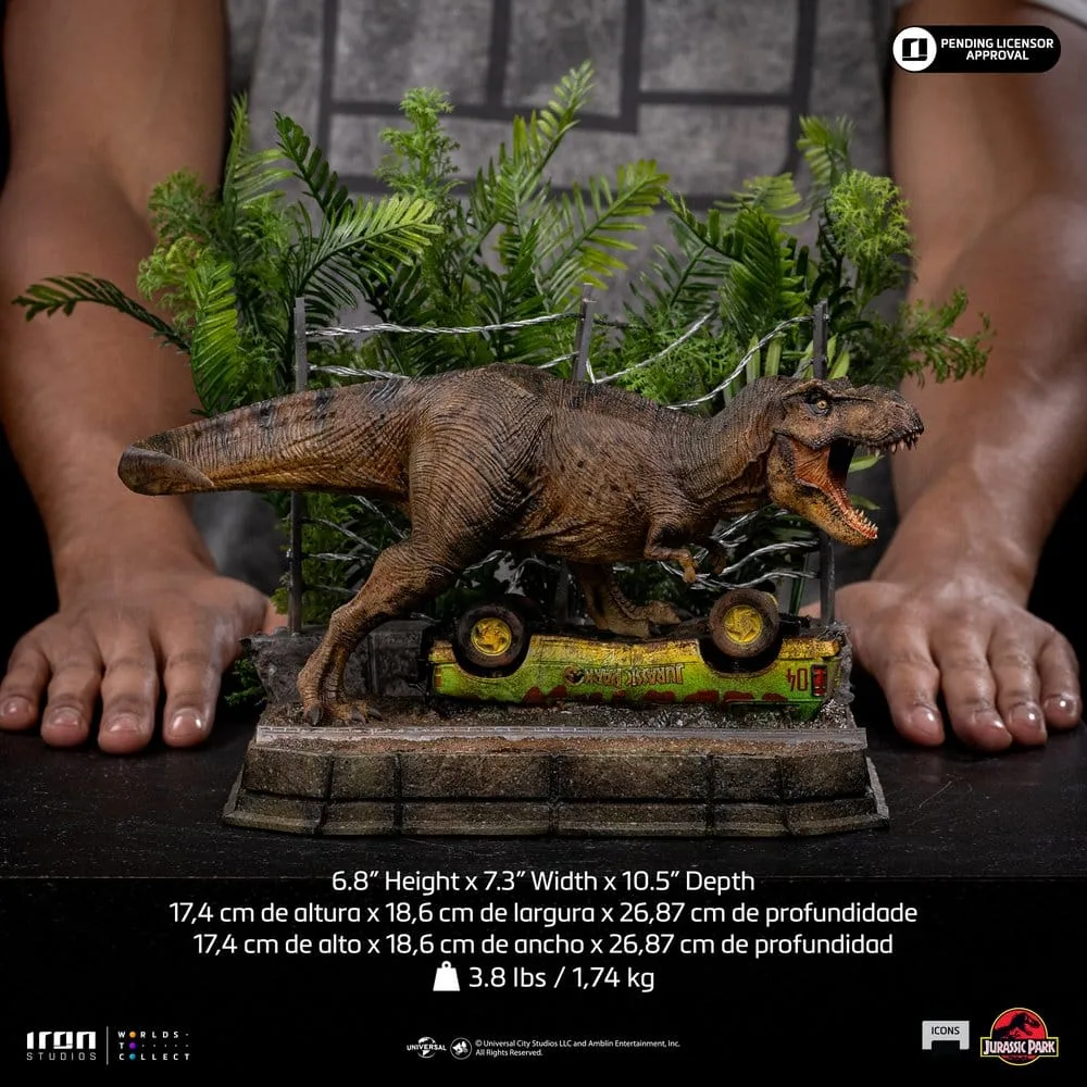Jurassic Park Statue – Icons T-Rex Breakout Set A 17 cm 2
