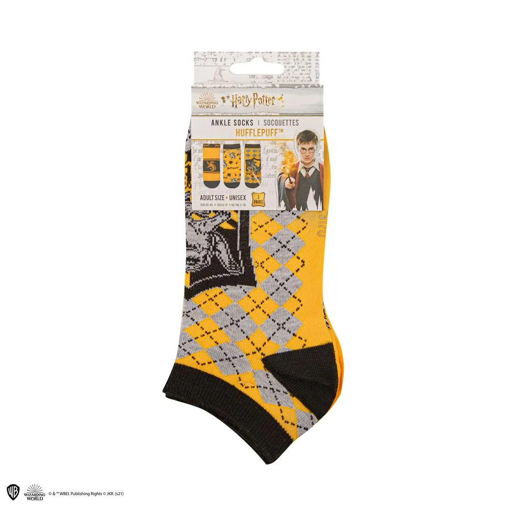 Harry Potter Ankle Socks – Hufflepuff 3-Pack 5
