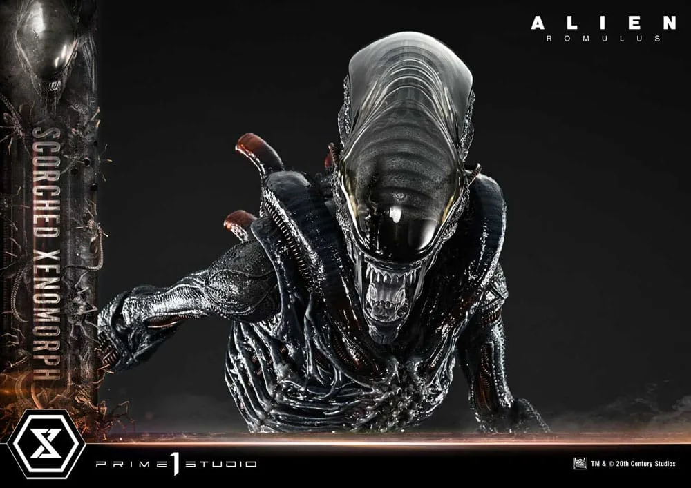 Alien Romulus Statue – Scorched Xenomorph 98 cm 14