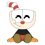 Cuphead Plush Figure – Youtooz Seated Design 22 cm 3