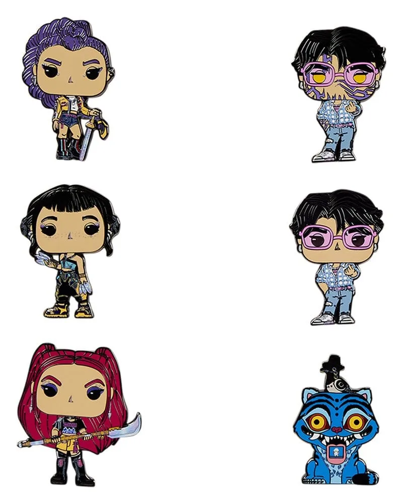 KPop Demon Hunters Enamel Pins – Loungefly 12-Box Display 4 cm 3