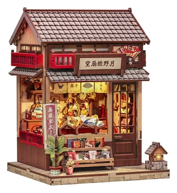Miniatuurhuisje Bouwpakket – Tsukino Eogi-dou 19 x 14 cm 21