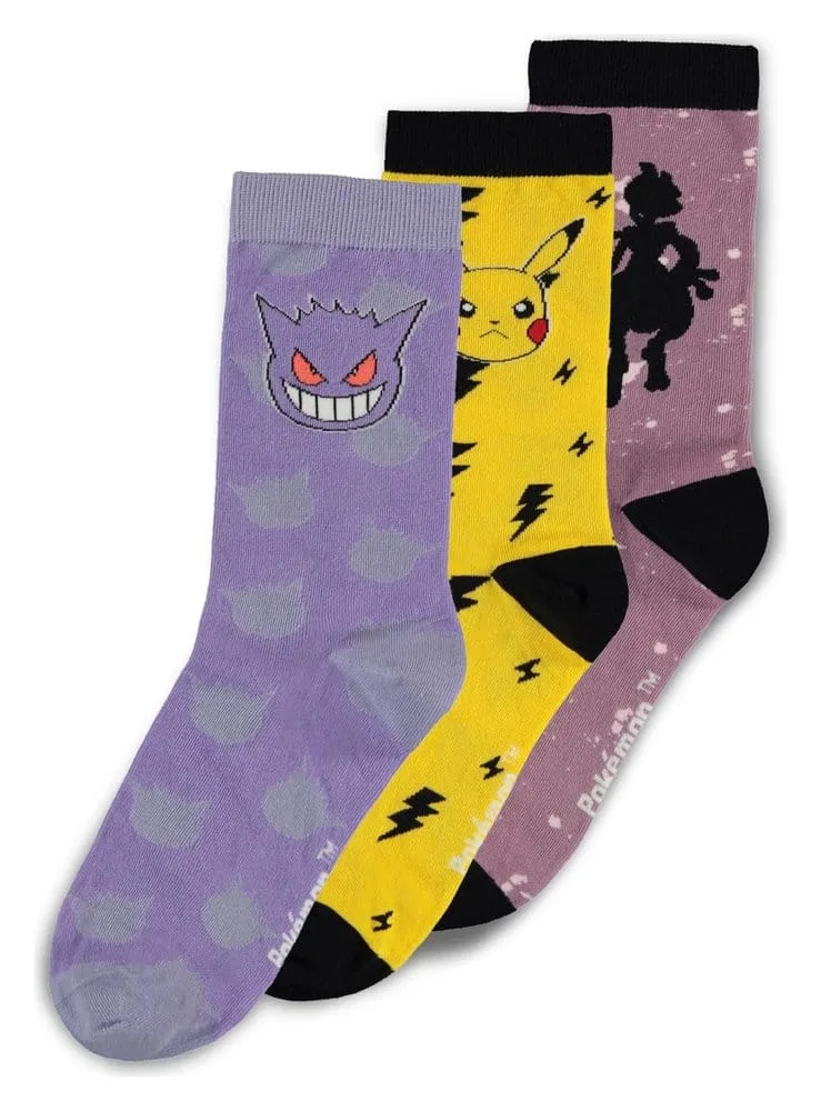 Pokémon Crew Socks – 3-Pack EU 39–42
