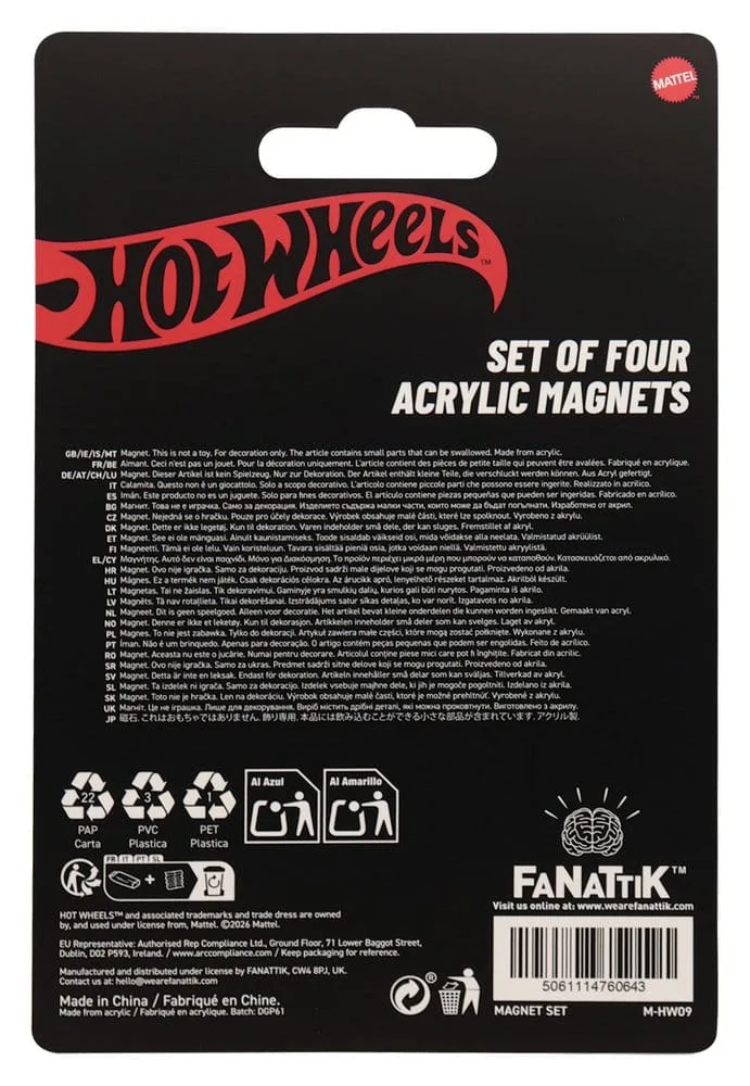 Hot Wheels magnetenset – 4 locatieontwerpen 5 x 4 cm 2