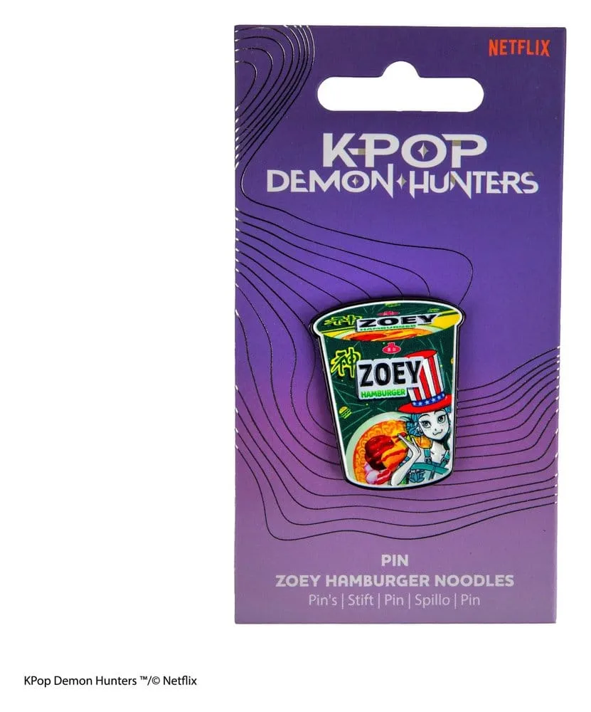 KPop Demon Hunters Pin – Zoey Hamburger Noodles 3
