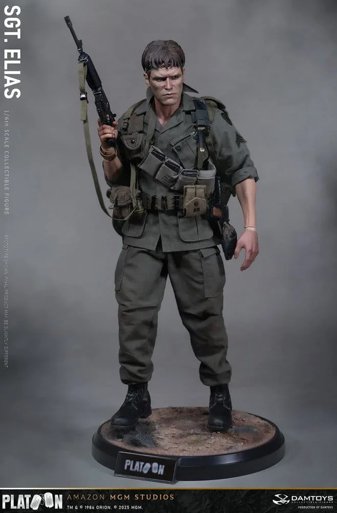 Platoon Action Figure – Sergeant Elias 1/6 Scale 30 cm 12