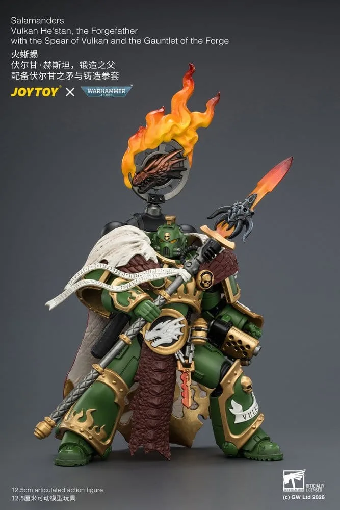Warhammer Action Figure – Salamanders Vulkan He’stan 12.5 cm 10