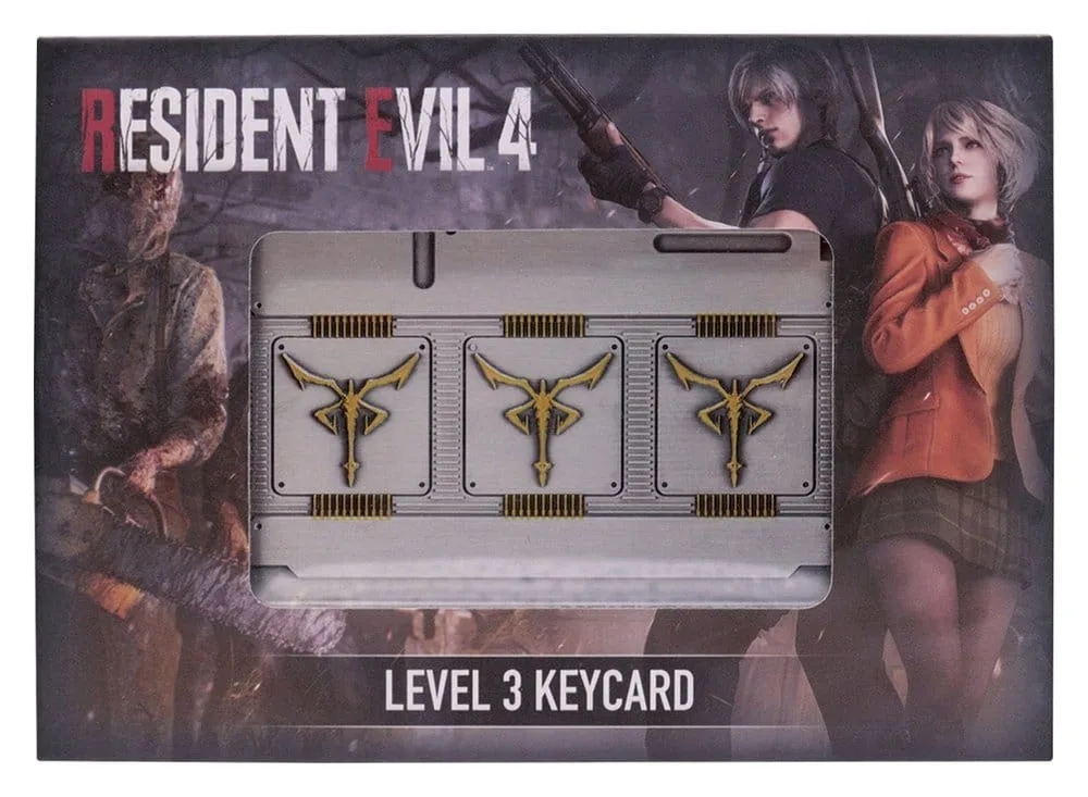 Resident Evil 4 Replik – Level-3-Schlüsselkarte 90 × 54 mm 5
